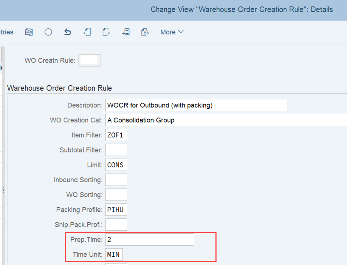 SAP EWM Latest Start Date LSD_21